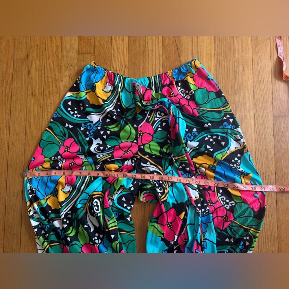 70s Vintage Bali Swim Two Piece Hawaiian Funky Pant Set - Picture 10 of 12